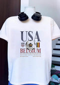 USA vs Belgium Soccer July 6 2026 Seattle Washington Team USA Belgium T-Shirt