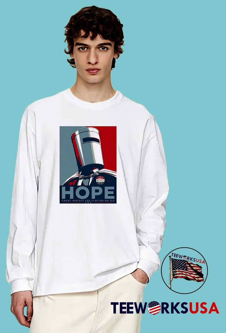 Vote Binface 2026 Count For Clacton on Sea Hope T-Shirt