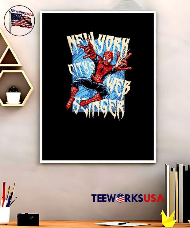Web Slinger Spider-Man New York Citys Web Slinger T-Shirt