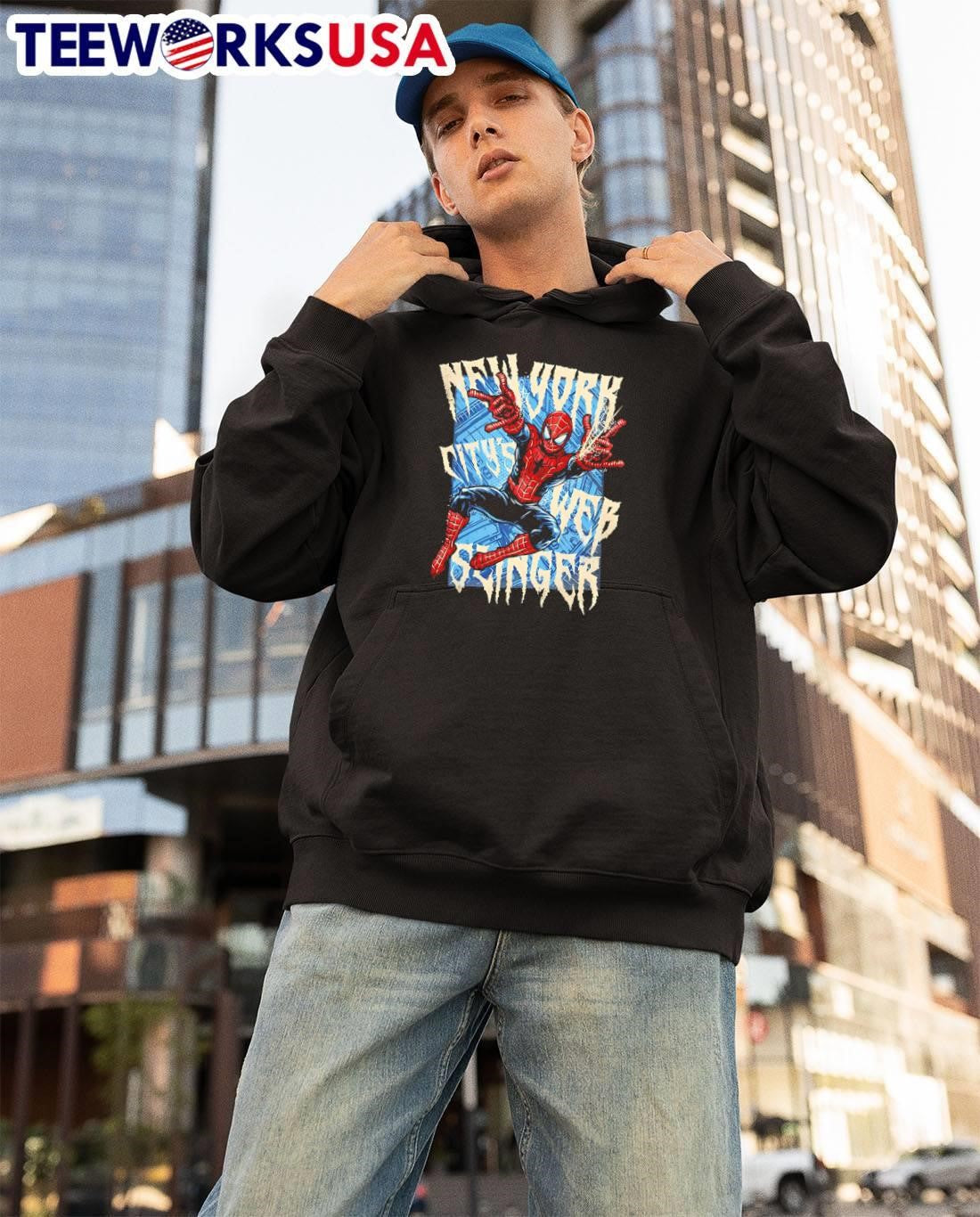 Web Slinger Spider-Man New York Citys Web Slinger T-Shirt