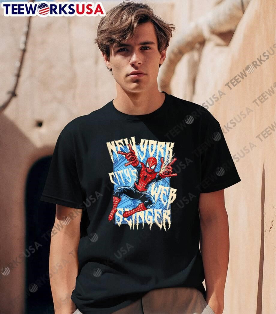 Web Slinger Spider-Man New York Citys Web Slinger T-Shirt