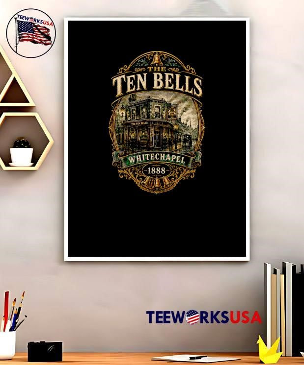 Whitechapel 1888 The Ten Bells Pub Victorian London Gothic Art shirt