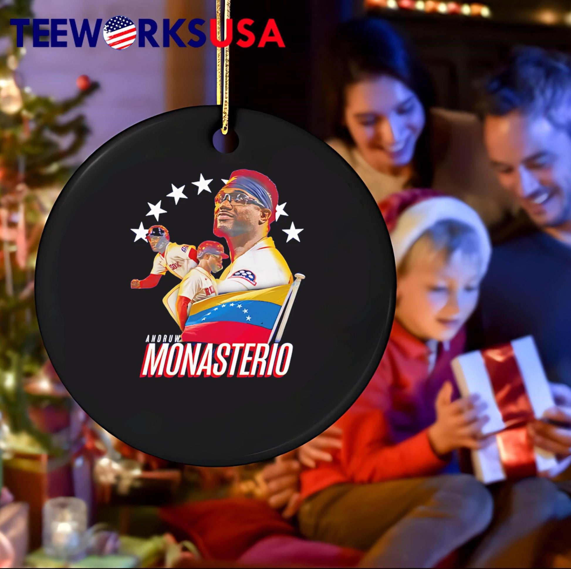 Venezuelan Pride Andruw Monasterio Red Sox Shirt
