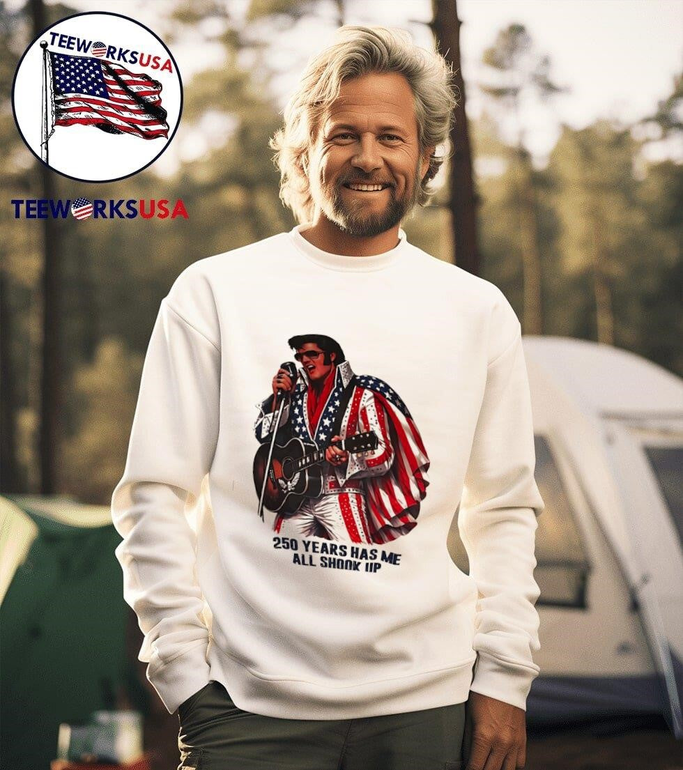 250 Years Has Me All Shook Up Elvis Presley Shirt