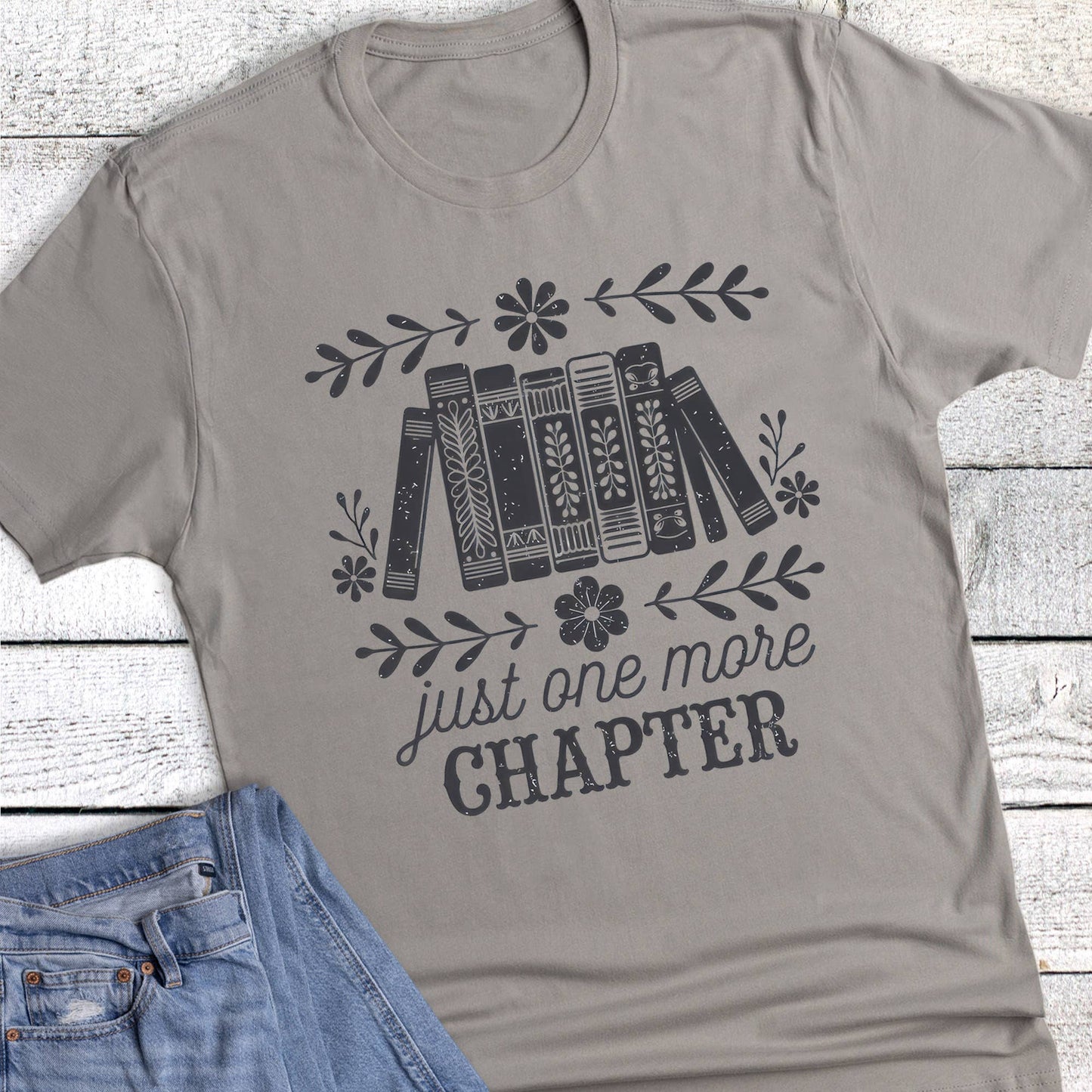 Reading Books Just One More Chapter Graphic Tee