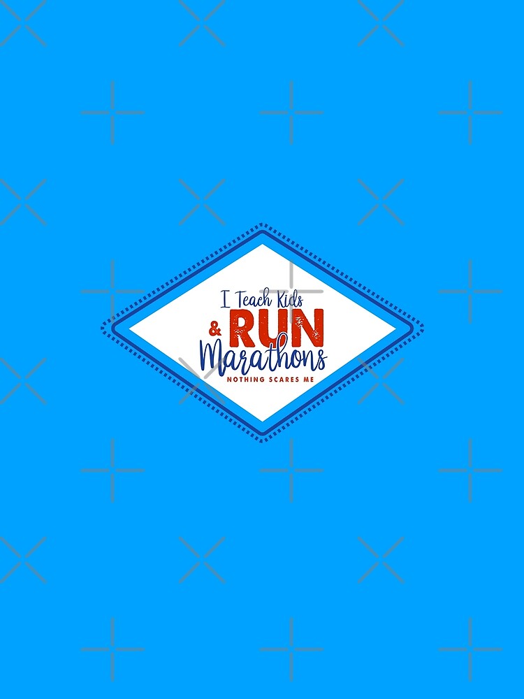 Teacher And A Marathon Runner Nothing Scares Me - Funny Marathon Running by ZETTIF ⭐⭐⭐⭐⭐