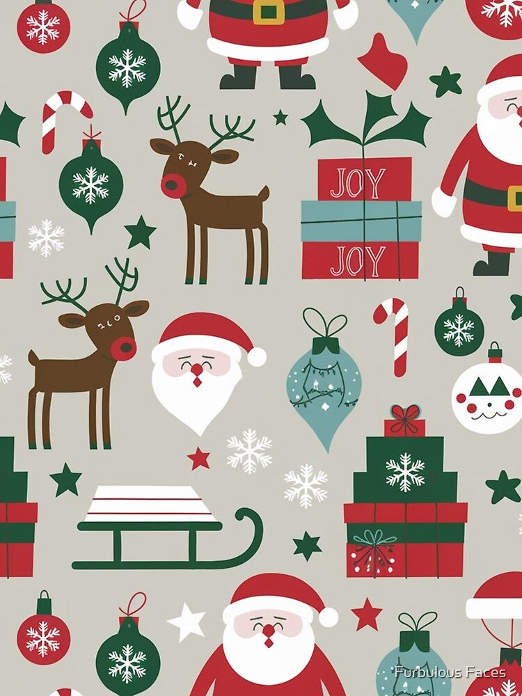 Joyful Christmas Design by Furbulous Faces
