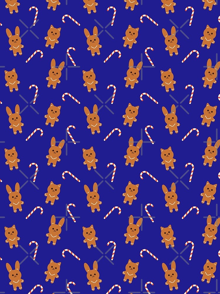 Gingerbread Cookies and Candy Canes Pattern by CozyLittleShop