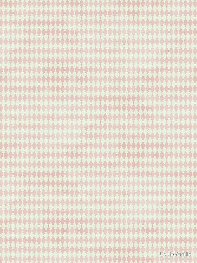 Pink Christmas Diamond Pattern by LouieVanille