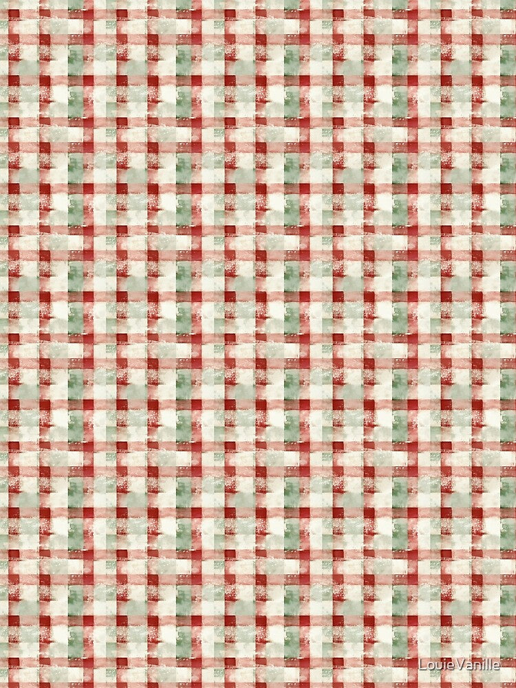 Vintage Christmas Plaid Pattern by LouieVanille