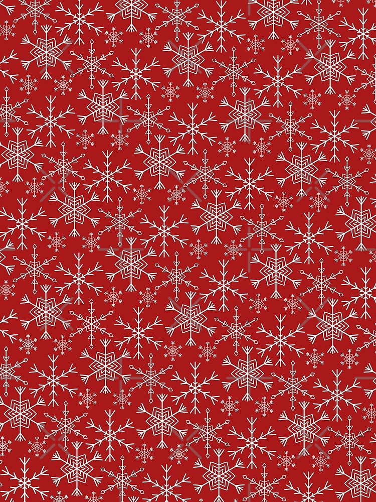 Cute Christmas Pattern Snowflakes by ind3finite