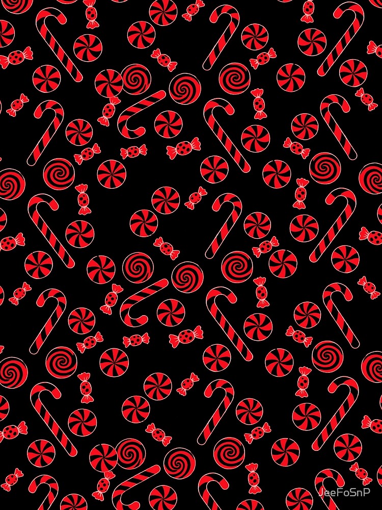 Candy Chaos Grid – Christmas Candy Pattern by JeeFoSnP