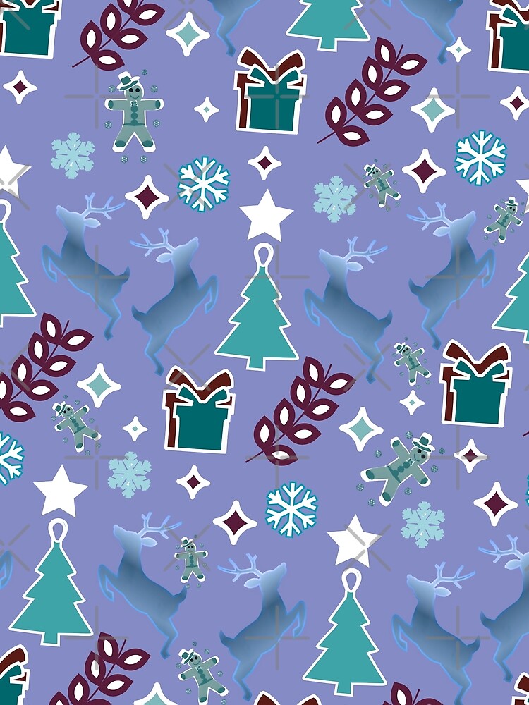 Cozy Holiday Seamless Print Design by HopeAndHustle