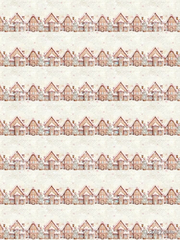 Christmas Gingerbread House Pattern by LouieVanille