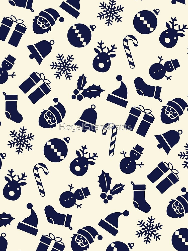Cute Garlands Merry Christmas Holiday Pattern    - Anniversary Gifts For Mom by RoyalStarsPatts
