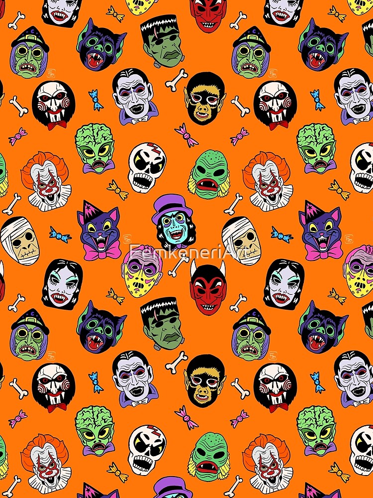 Halloween Pattern by FemkeneriArt