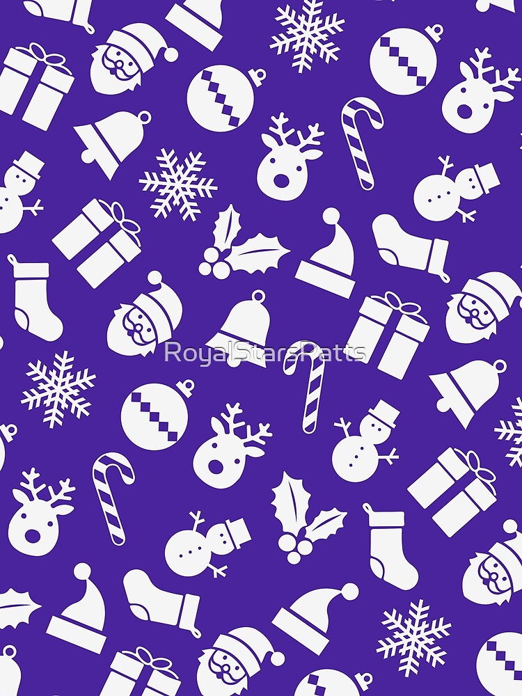 Purple Candy Funny Christmas  Xmas Pattern    - Mothers Day Gift For Mom by RoyalStarsPatts