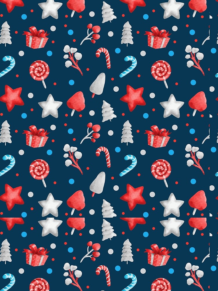 Christmas Pattern cute with candies by OneAction