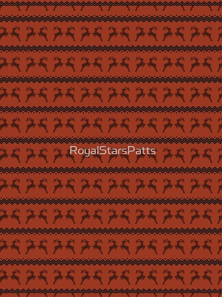 Boho Elf Reindeer Merry Christmas Xmas Pattern    - Christmas Gifts For Husband by RoyalStarsPatts