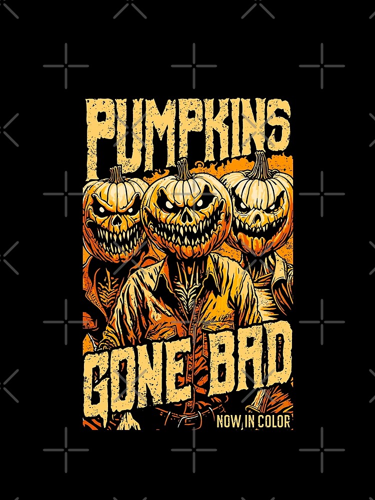 Halloween Horror Movie Fan Funny Retro Evil Zombie Pumpkins by GrandeDuc