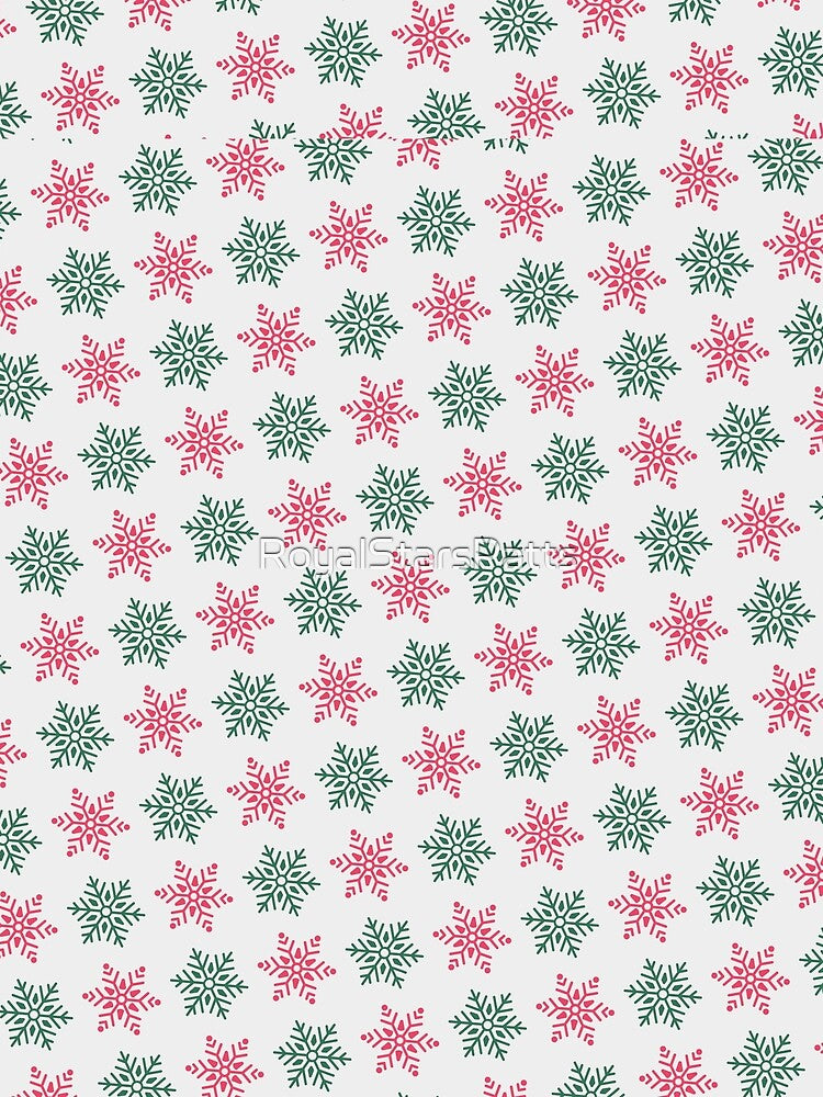 Boho Snowflake Merry Christmas Holiday Pattern  - Christmas Gifts For Wife by RoyalStarsPatts