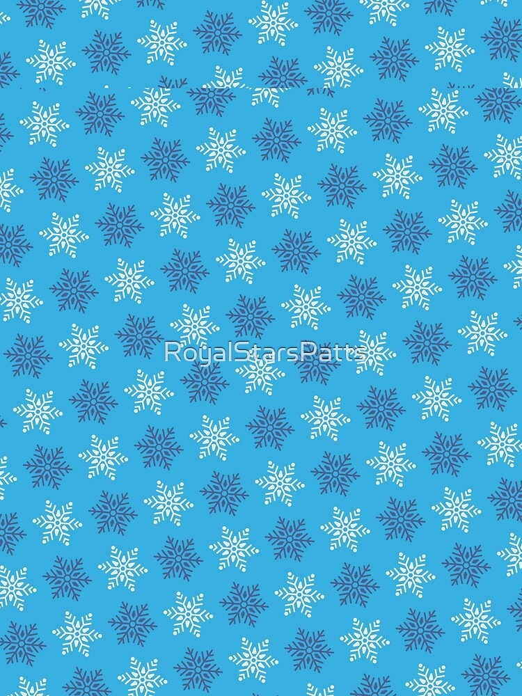 Elegant Snowflake Merry Christmas Holiday Pattern  - Gift Ideas For Mom by RoyalStarsPatts