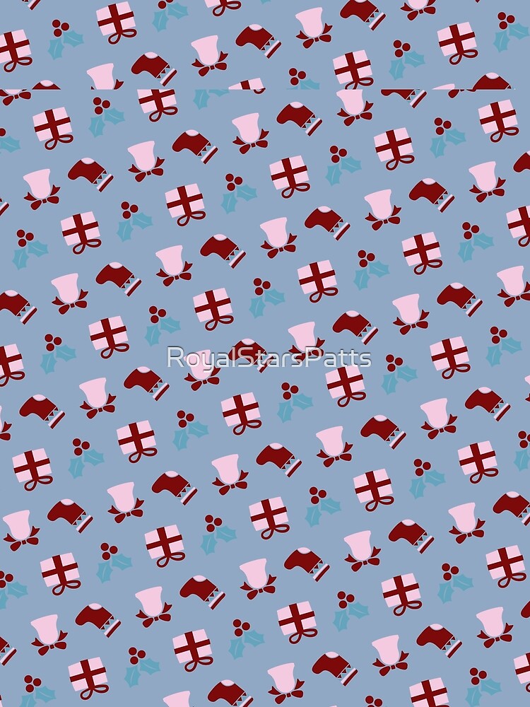 Boho Snow Funny Christmas  Xmas Pattern  - Mothers Day Ideas by RoyalStarsPatts