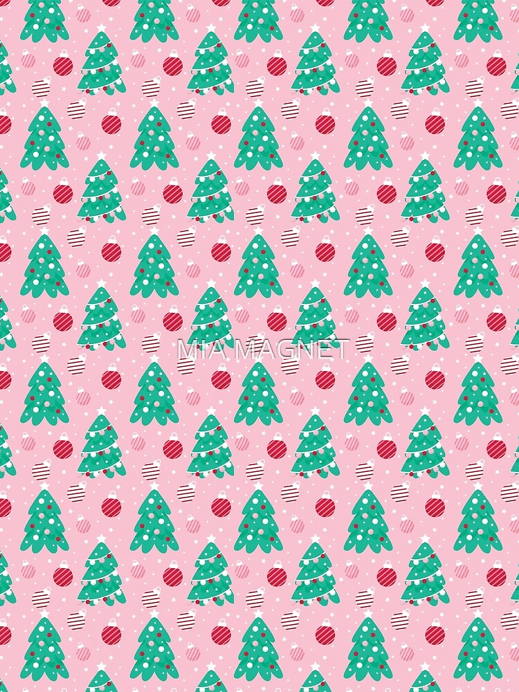 Cute Christmas Tree Pattern by Borislav Shekerdzhiyski
