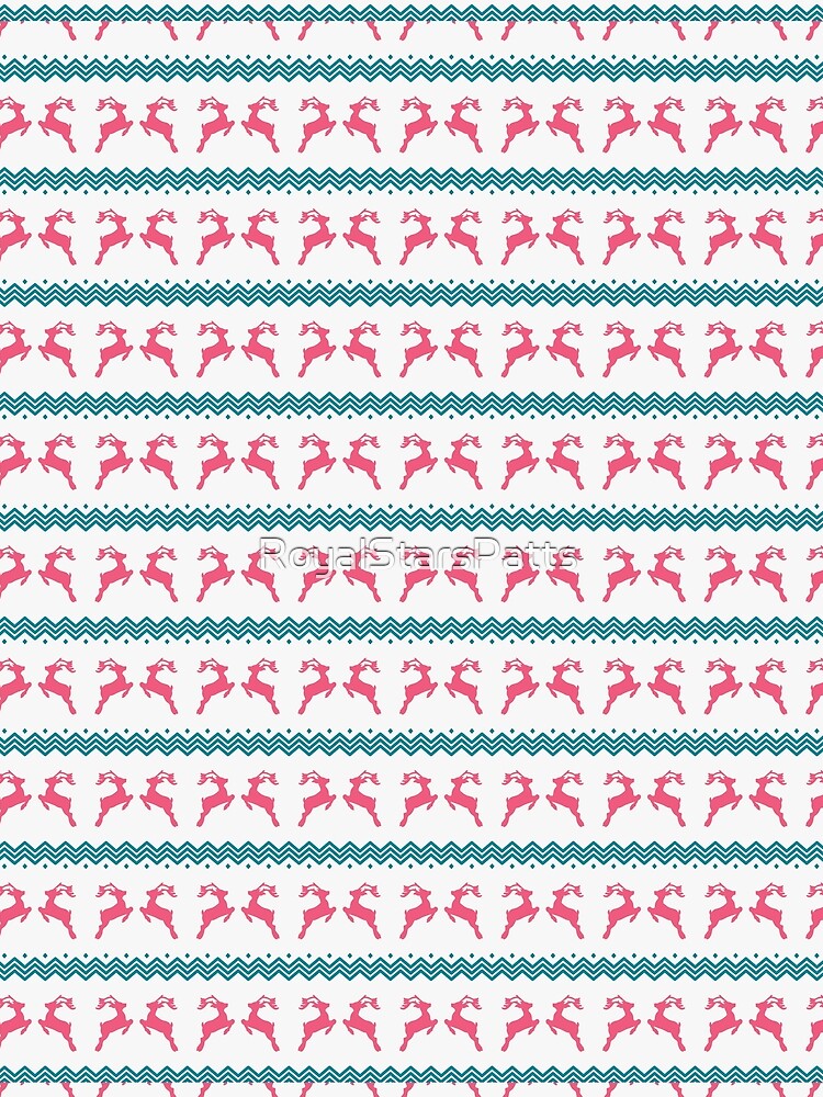 Cute Candy Reindeer Christmas  Xmas Pattern    - Holiday Gift Sets by RoyalStarsPatts