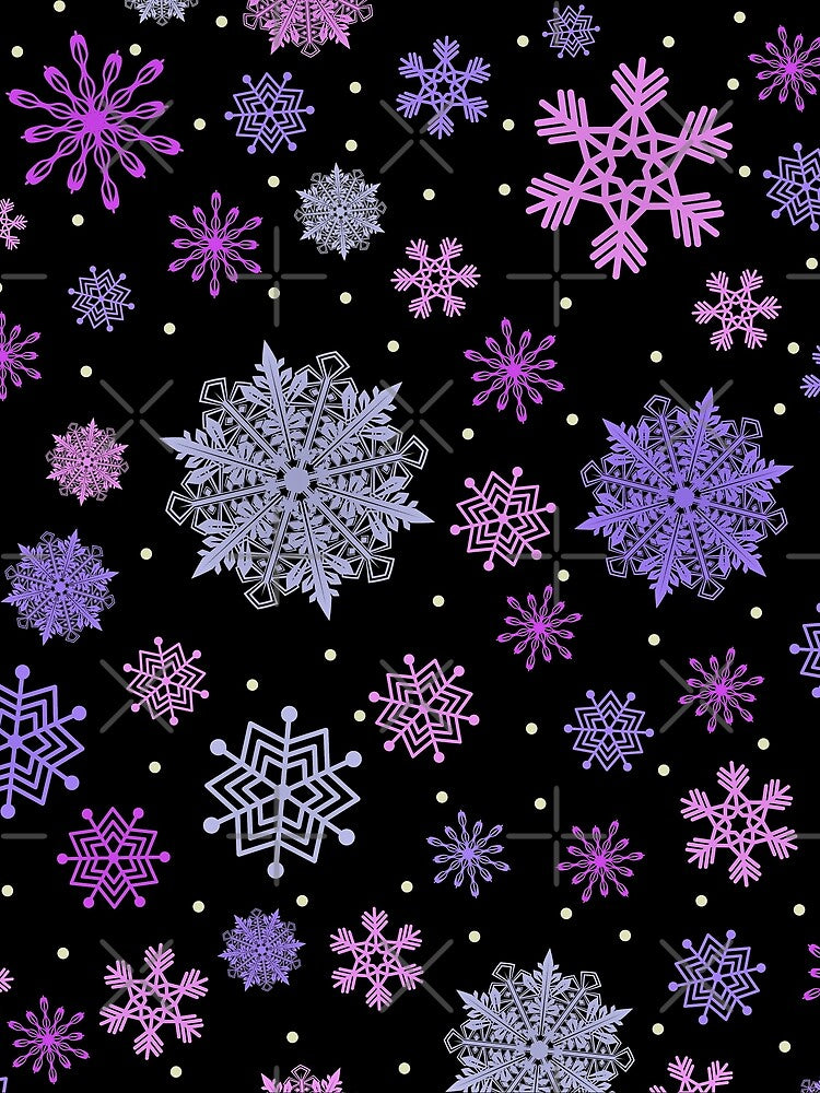 Xmas Patterns Christmas Patterns Snowflakes by ModkMerch