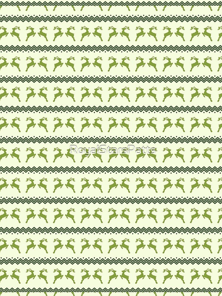 Classic Candy Reindeer Merry Christmas Xmas Pattern    - Graduation Gifts for girlfriend by RoyalStarsPatts