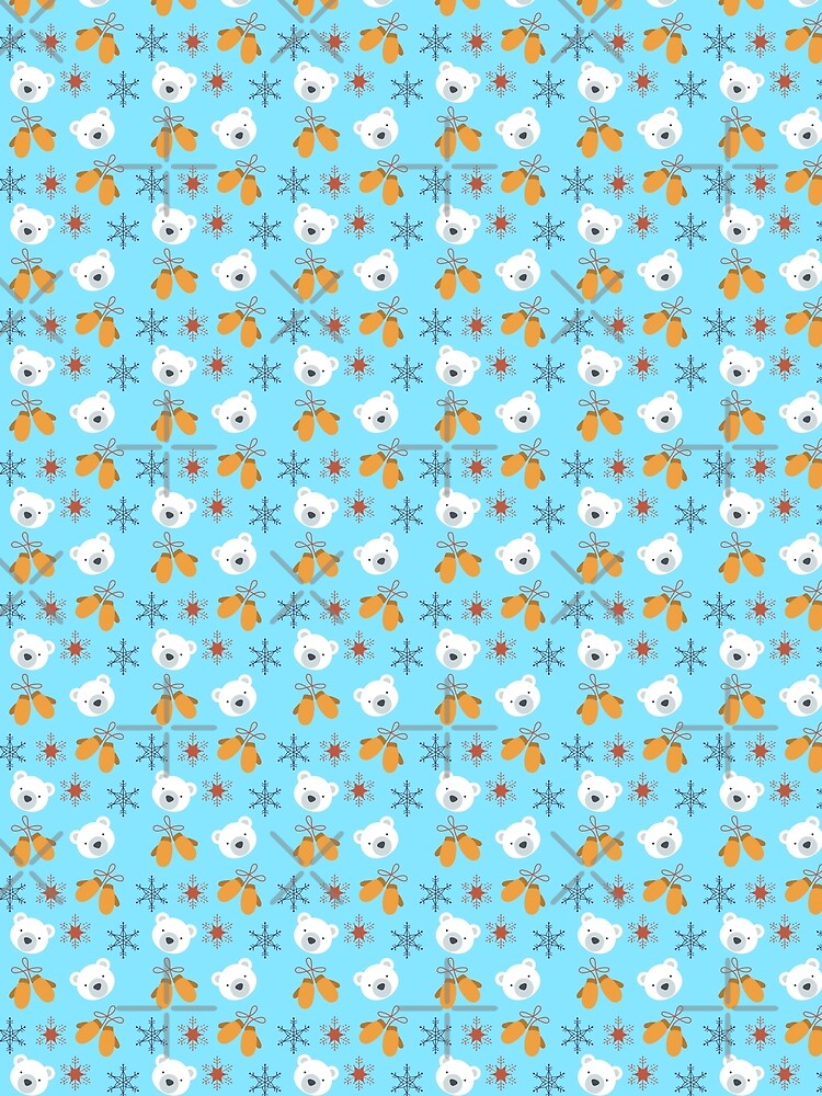 Polar Bear Warm Wishes by In Linear