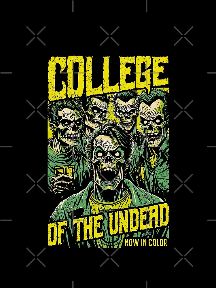 Halloween College Zombie Horror Movie Funny Teacher Student by GrandeDuc