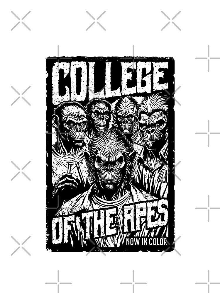 Halloween College Apes Horror Movie Funny Teacher Student by GrandeDuc