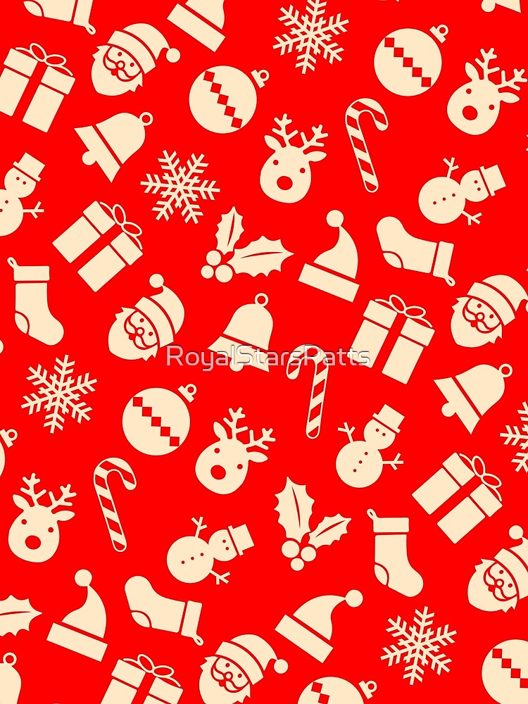 Cute Candy Santa Claus Happy Holiday Xmas Pattern    - Anniversary Gifts For Wife by RoyalStarsPatts
