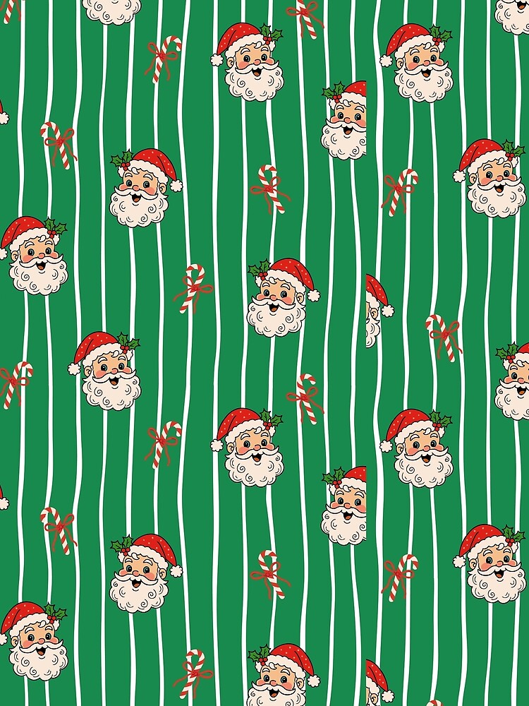 Cute Retro Santa Christmas Pattern by FOFANOS28