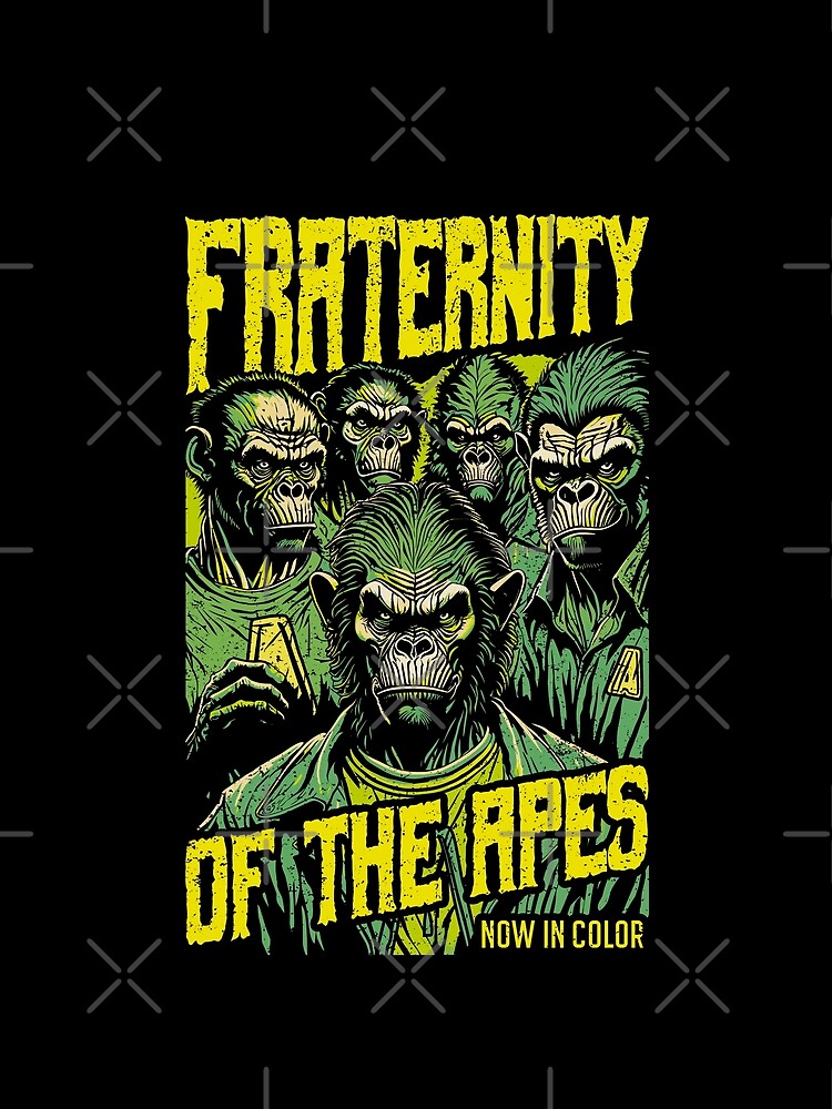 Halloween Fraternity Apes Horror Movie Funny Teacher Student by GrandeDuc