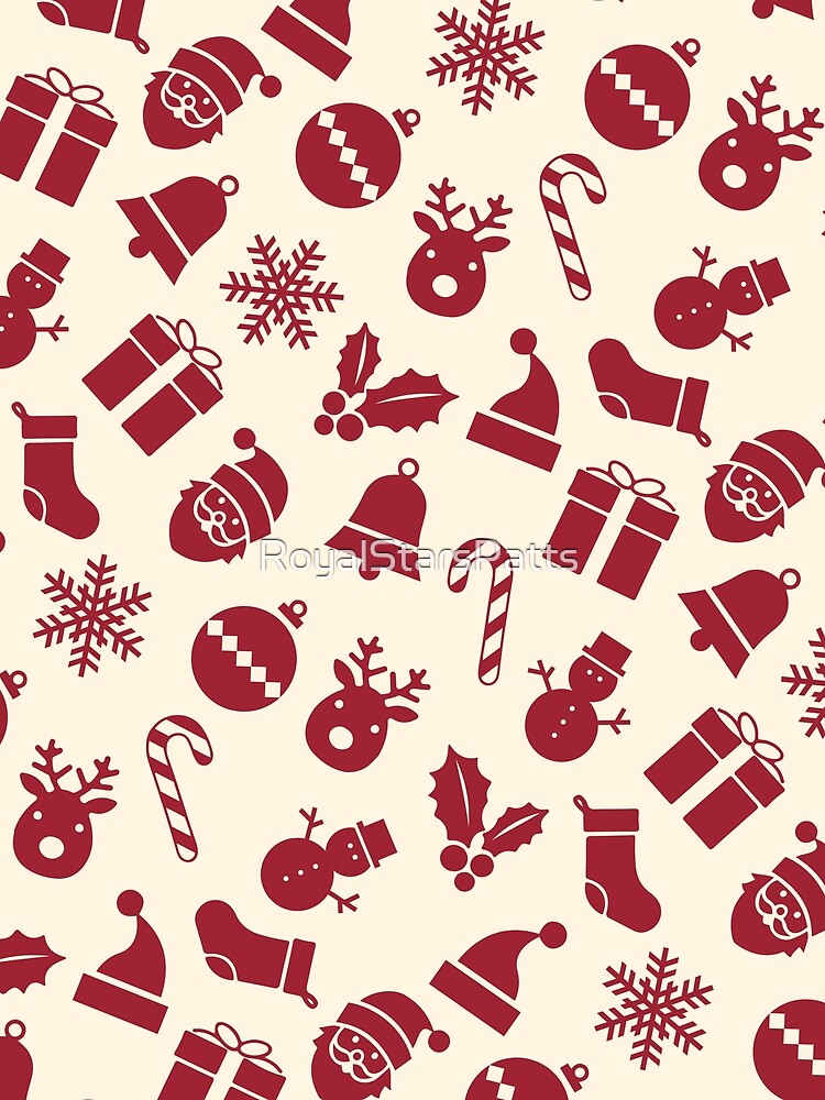 Classic Winter Tree Funny Christmas  Xmas Pattern    - Gift Ideas For Mom by RoyalStarsPatts