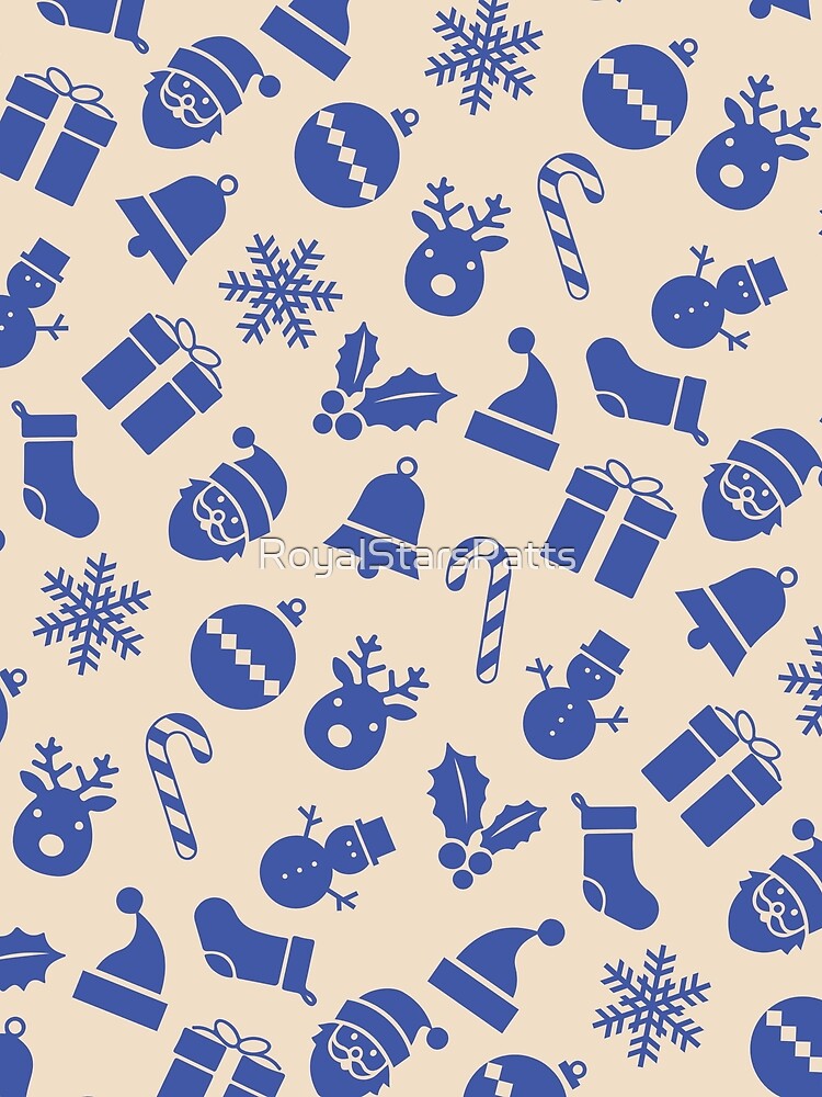 Unique Bells Candy Happy Holiday Christmas Pattern    - Birthday Gifts For Him by RoyalStarsPatts