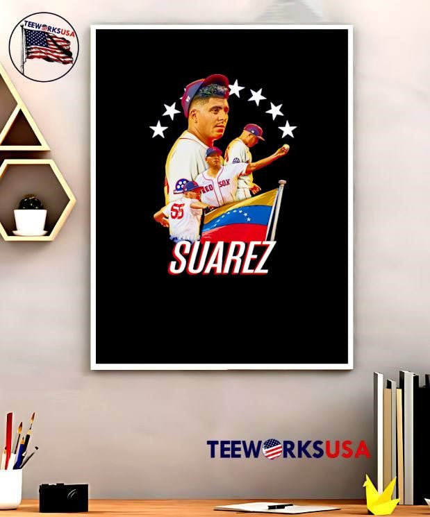 Venezuelan Baseball Tribute Ranger Suarez Pitching Red Sox T-Shirt