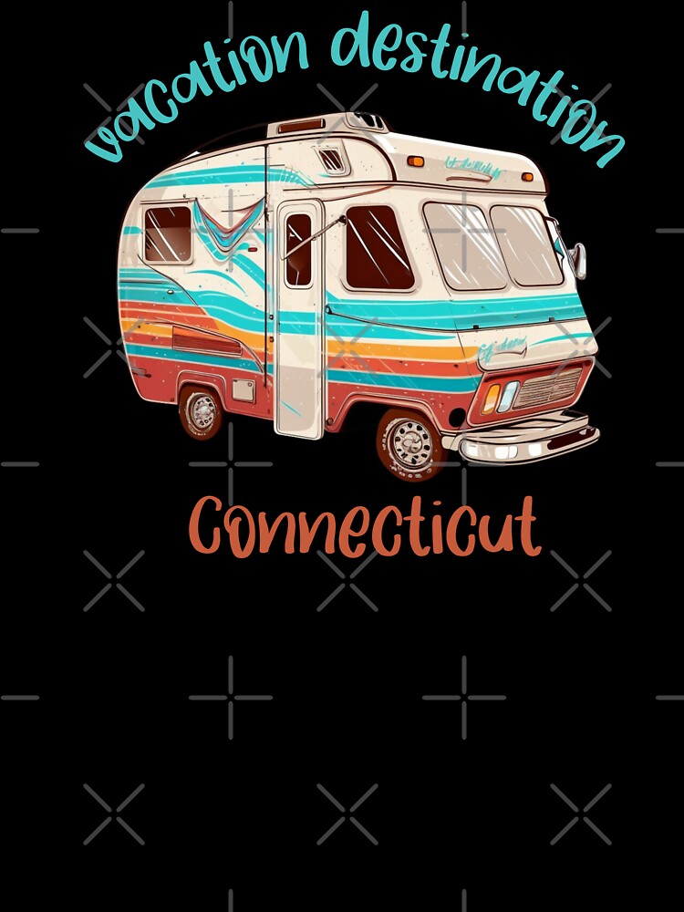 Vacation Destination Connecticut T-Shirt by MarqisStudio