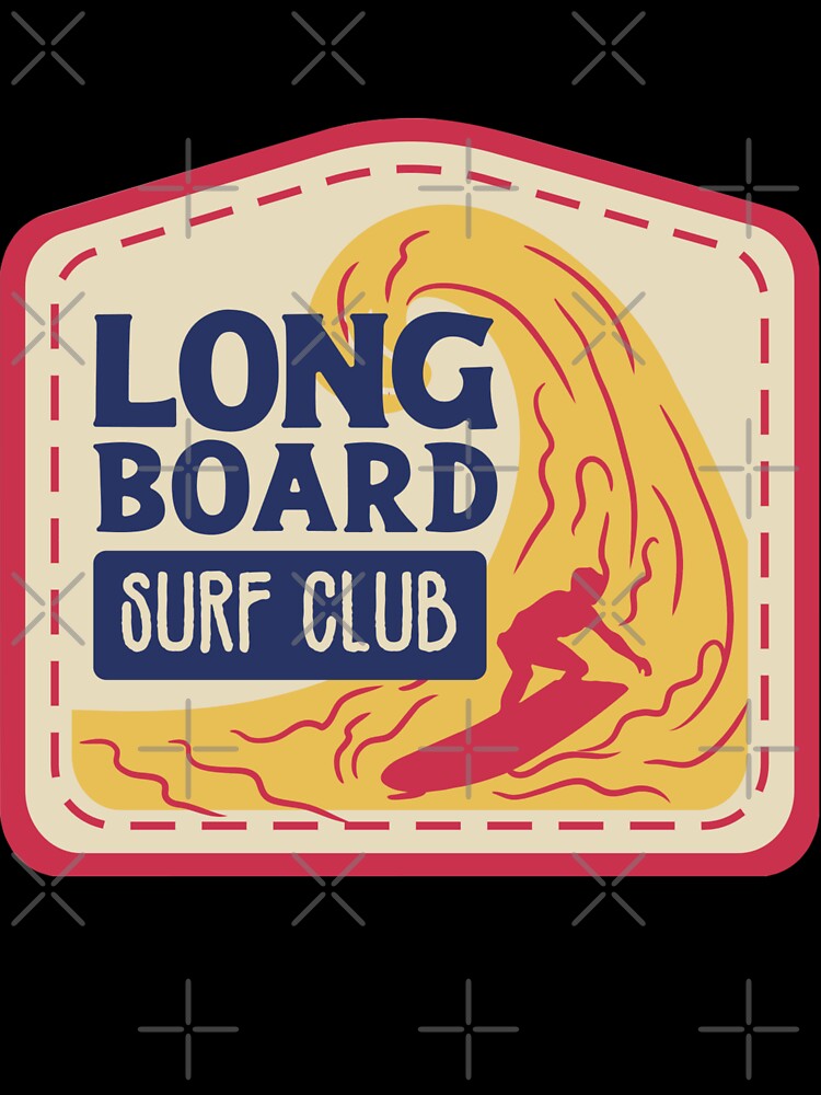 Long Board Surf Club T Shirt by F.O.M.O. Artifacts From a Broken Alternative Reality