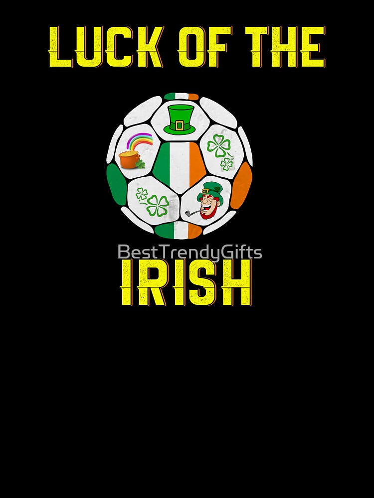 Ireland Flag Soccer Ball - Luck of the Irish by BestTrendyChoices