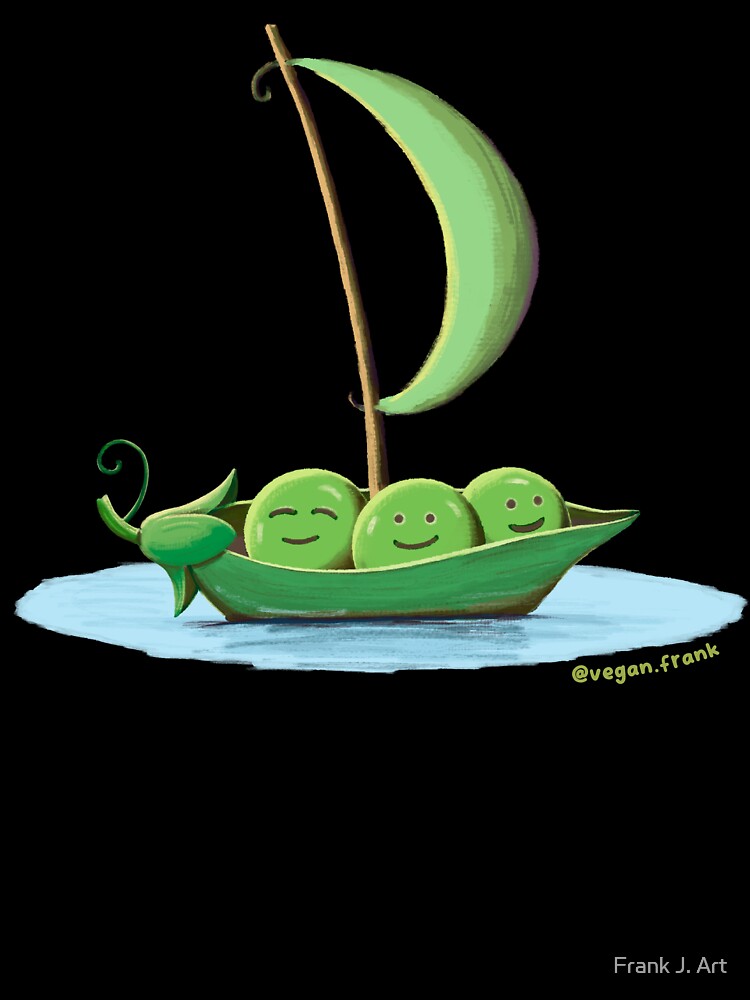 Give peas a chance by Frank J. Art