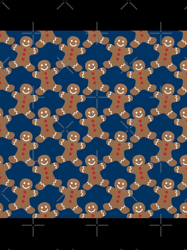 Cute Christmas Gingerbread Man Holiday Pattern by JustincredibleT