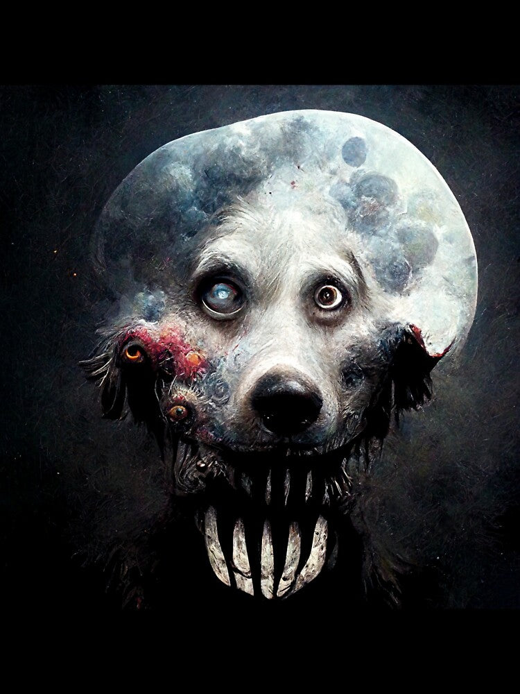 Scary dog beast from a nightmare. by Maniock