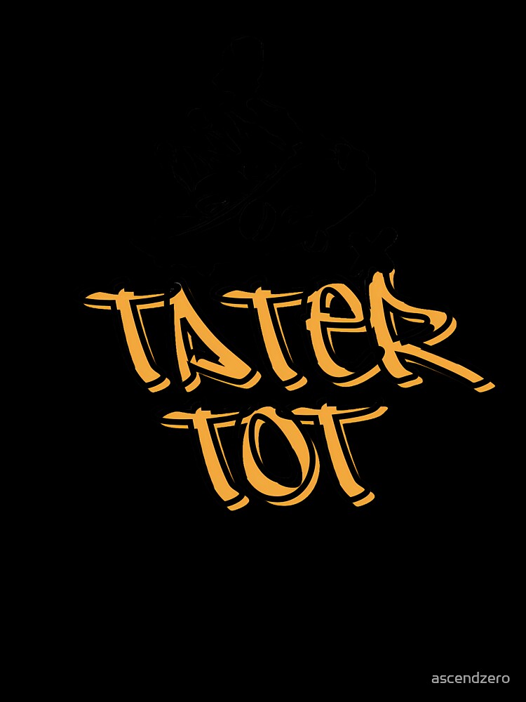 Tater Tot Graffiti Skater Aesthetic Streetwear by ascendzero