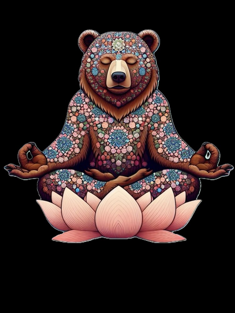 Meditating bear by DesignSpace 0110