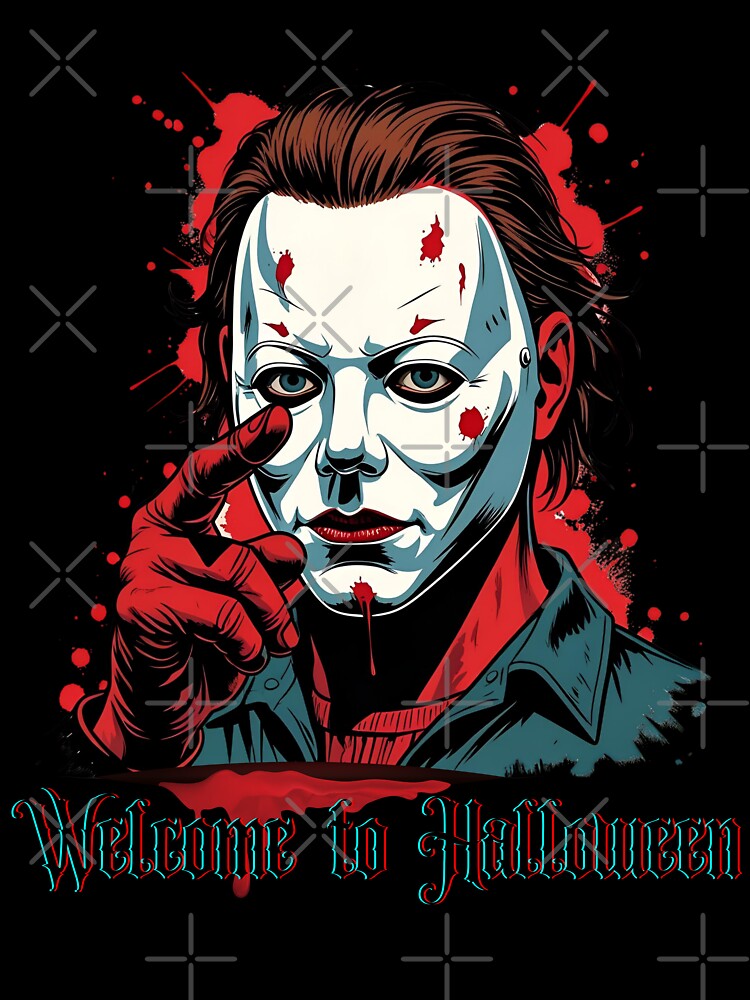 Michael Myers Halloween - Welcome to Halloween - Slasher Movie by AnnieStyleDesign