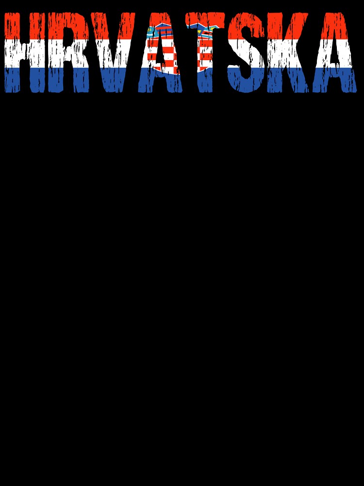 Hrvatska Croatia Distressed Flag by Nirvanibex